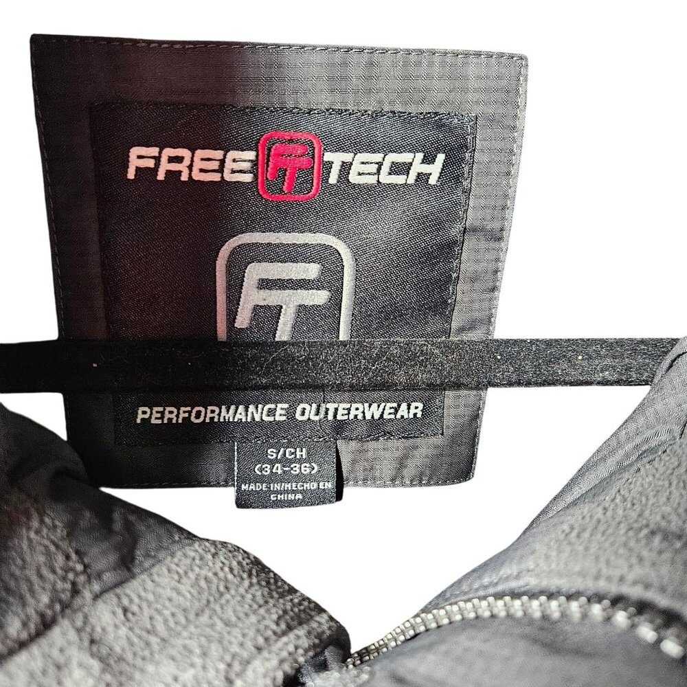 Free Tech Performance Outerwear Jacket S Black & … - image 5
